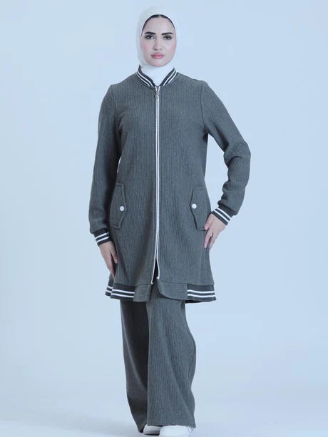 Women's long training suit